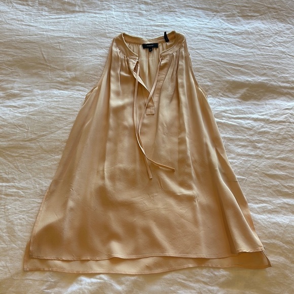 Theory silk pink sleeveless top Small - Picture 2 of 7